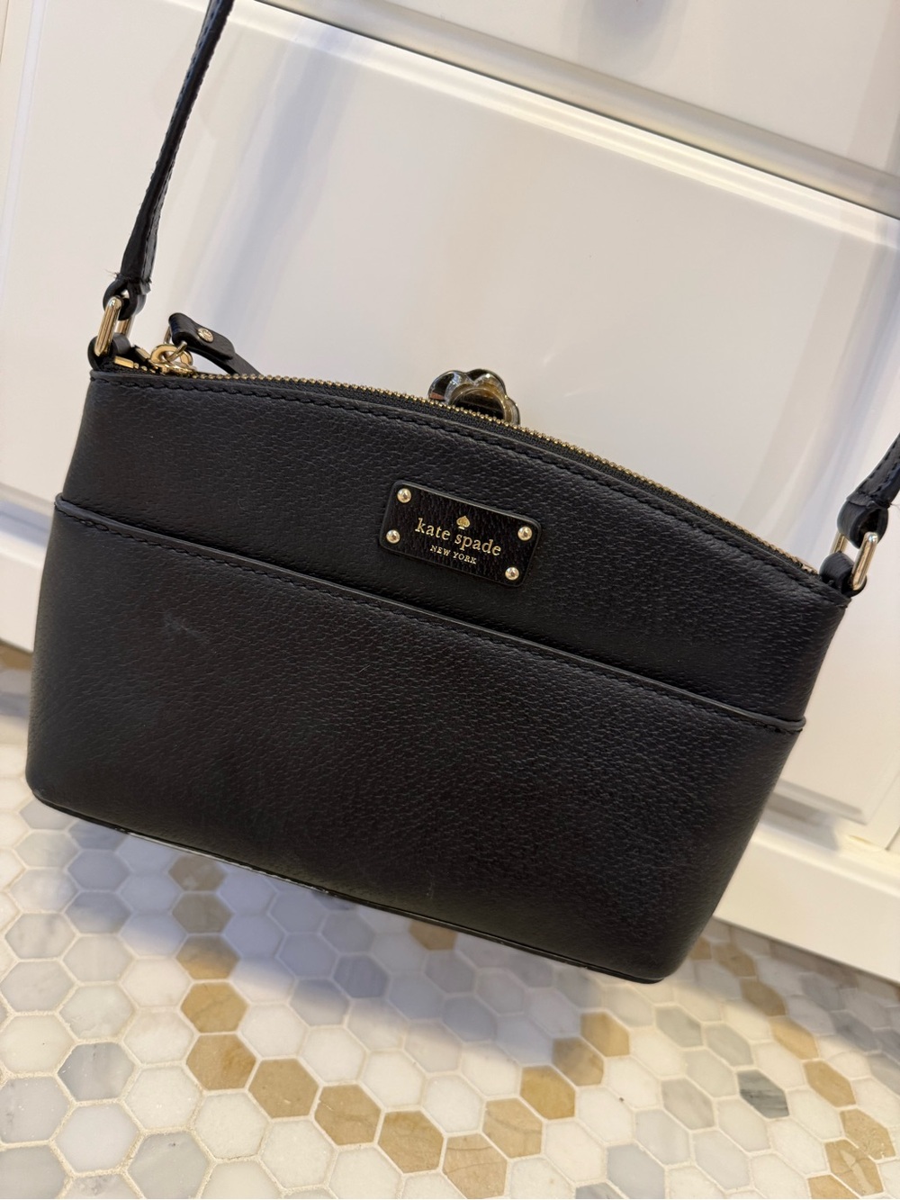 kate spade Millie Leather Crossbody with Gold Hardware